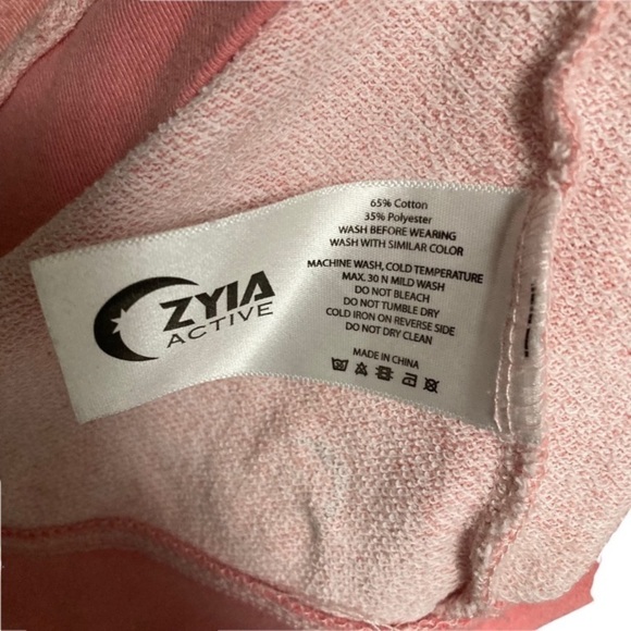 Zyia Active Pink Beach Hoodie - Picture 9 of 10